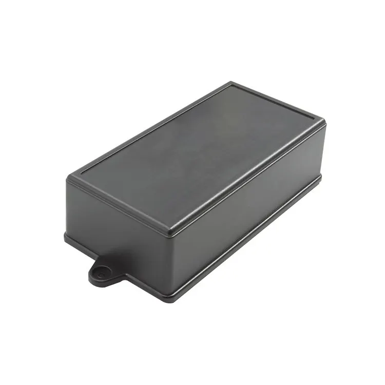 OEM özelleştirme imalat ABS PP küçük kulak üstü montaj konut siyah kablosuz denetleyici anahtarı plastik kutu muhafaza elektronik