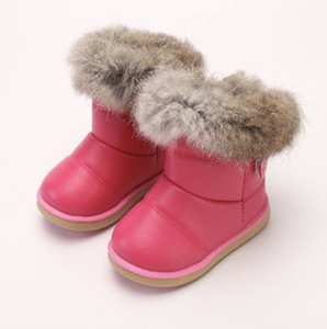 Bottes d'hiver chaudes et tendance en coton/PU, 4 couleurs, avec fermeture auto-agrippante, respirantes, imperméables, douces et antidérapantes - Product Image 5