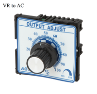 Relais statiques monophasés 16A à contrôle par potentiomètre, régulateur de tension 24-250VAC, type plaques anti-surtension