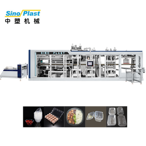 Thermoformeuse industrielle Sinoplast à 4 stations, 25-45 cycles/min, contrôles de tension personnalisés pour PET/PP/PVC, zone de formage max. 780x5400mm - Product Image 1