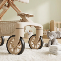 Poussette bébé pliable 3-en-1 en alliage d'aluminium léger et luxueux, chariot pour nouveau-né, capacité de charge de 20 kg pour enfants