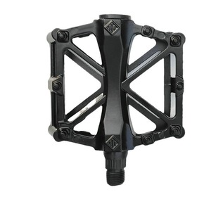 Pédales de vélo en alliage d'aluminium avec axe en acier, roulement à billes noir antidérapant pour VTT avec étui - Product Image 2