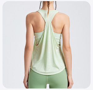 Débardeur de yoga pour femme, dos ouvert, coupe ample, léger, sans manches, pour l'entraînement et la gym, vente en gros - Product Image 4