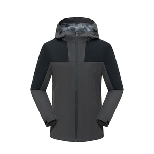 Veste de pluie Softshell pour homme, imperméable, coupe-vent et respirante, taille plus avec impression génératrice de chaleur à séchage rapide, nouvelle mode unisexe - Product Image 5