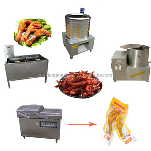 Máquina deshuesadora de patas pequeñas de pollo, máquina de procesamiento con preenfriador en espiral - Product Image 3