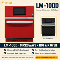 Four à convection à micro-ondes haute vitesse de style professionnel, four à cuisson rapide pour restaurants de restauration rapide