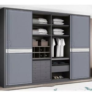 Haute Qualité Belle Polyester Détachable En Bois de Garde-Robe Coulissants Bellona Modèles Et Prix - Product Image 3
