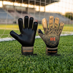 Custom Made Multi-Layer Palm Goalkeeper <b>Gloves</b> Lightweight and Durable Flexible Grip <b>Latex</b> for All-Weather Use Wholesale - Product Image 2