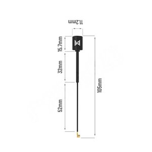 Antena Extendida Especial de 5.8G para Transmisión de Imagen Digital <span class=keywords><strong>CADDX</strong></span> Snail <span class=keywords><strong>Vista</strong></span> Sky End Aurora <span class=keywords><strong>Polar</strong></span> Crossover, Accesorios para Máquinas - Product Image 4