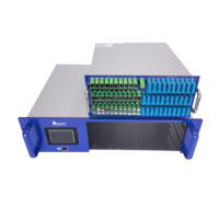 Amplificateur optique Wsee FTTH 1550nm WDM EDFA 128/64/32 ports 3U CATV, amplificateur optique haute puissance EYDFA Duan 2x1550nm, entrées TV