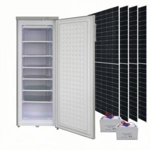 DC 24V 아이스 블록 직립 냉동고 11/7 층 상업용 태양 전지 패널 젤 배터리 24 시간 당 70kg DIY 태양열 제빙기 - Product Image 2