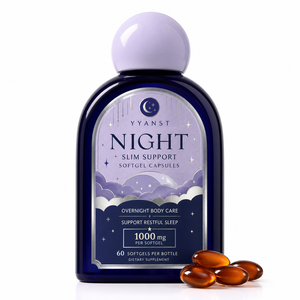 Capsules de soutien bien-être nocturne 1000mg 60 gélules Formule végétale naturelle pour un sommeil réparateur Supplément de soin corporel de nuit - Product Image 1