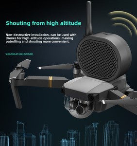 Haut-parleur aérien en plastique pour drones, accessoires compatibles avec les drones Mavic <span class=keywords><strong>2</strong></span>, Air <span class=keywords><strong>2</strong></span>, <span class=keywords><strong>Mini</strong></span> <span class=keywords><strong>2</strong></span> et <span class=keywords><strong>Hubsan</strong></span>/Magair/Meixing - Product Image 2