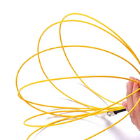 Optoelectronics Low-Smoke Halogen-Free Telecom-Grade Single-Mode Dual-Core SC-SC Square-to-Square 20mm Pigtail Fiber Optic