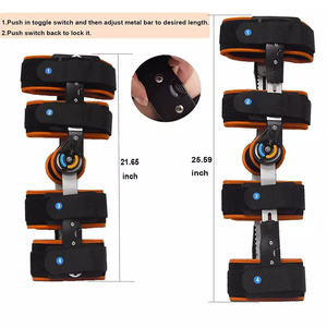 Attelle de genou articulée à charnières HKJD, orthopédique médicale, angle réglable, soutien professionnel, protection contre l'arthrite, unisexe - Product Image 5