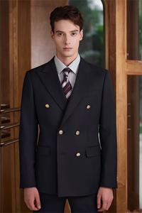 Мужской костюм из шерсти 2025 года: дизайнерский, класса люкс, с индивидуальным подбором цвета, чистый силуэт - Product Image 3