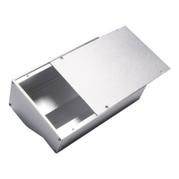Boîtes d'amplificateur à corps fendu boîtier électronique personnalisation boîtier d'alimentation en aluminium anodisé extrudé
