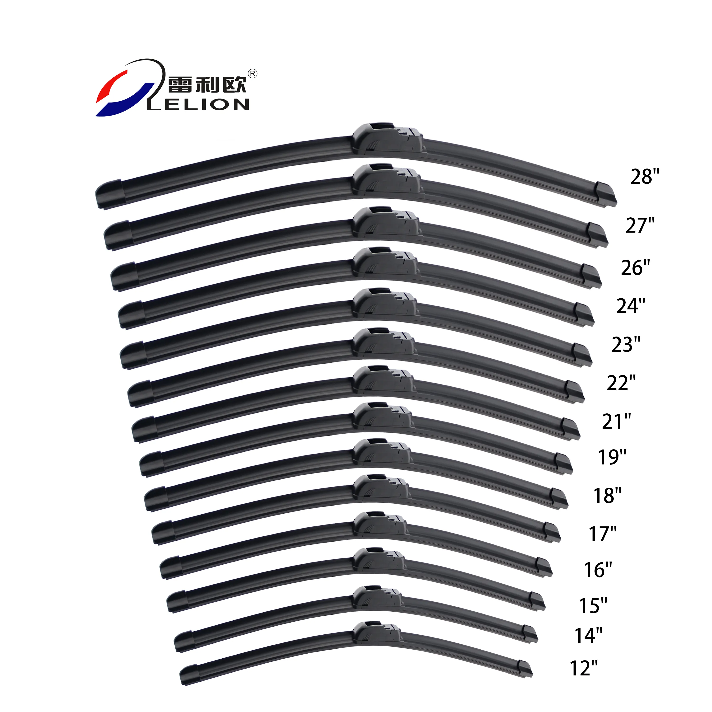 LELION Factory Price Car Windshield Windscreen Frameless Flat Soft Wiper Blades Universal Front Wiper
