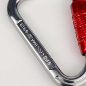 Mosquetón en forma <span class=keywords><strong>de</strong></span> <span class=keywords><strong>pera</strong></span> HMS <span class=keywords><strong>de</strong></span> bloqueo para escalada al aire libre <span class=keywords><strong>de</strong></span> aluminio resistente al por mayor - Product Image 6