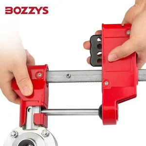 BOZZYS Oem Ajustável Pull-handle Sanitária Válvula Borboleta Bloqueio Adequado para Revisão de Equipamentos Industriais