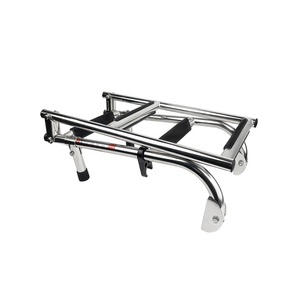 Thép Không Gỉ 316 Marine Gấp Thuyền Thang 3 + 2 Bước Chiều Dài 44.5 Inch Chiều Rộng 8 Inch Với Tay vịn Tàu Du Thuyền Thuyền Phần Cứng - Product Image 5