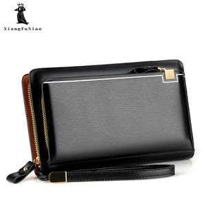 A716 Uomini <span class=keywords><strong>Portafogli</strong></span> Lungo di Stile di Alta Qualità del Supporto di Carta Della Borsa di Sesso Maschile Cerniera Grande Capacità di Marca DELL'UNITÀ di ELABORAZIONE di Cuoio Del Raccoglitore Per Gli Uomini - Product Image 3