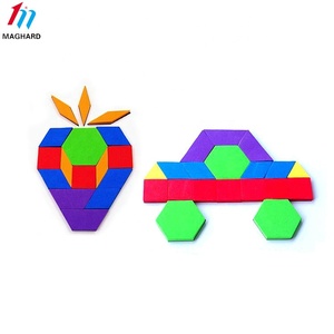 Trò Chơi Ghép Hình 3D Từ Tính EVA Bọt Tangram, Đồ Chơi Học Tập Giáo Dục Montessori, Câu Đố Từ Tính Cho Trẻ Em - Product Image 3