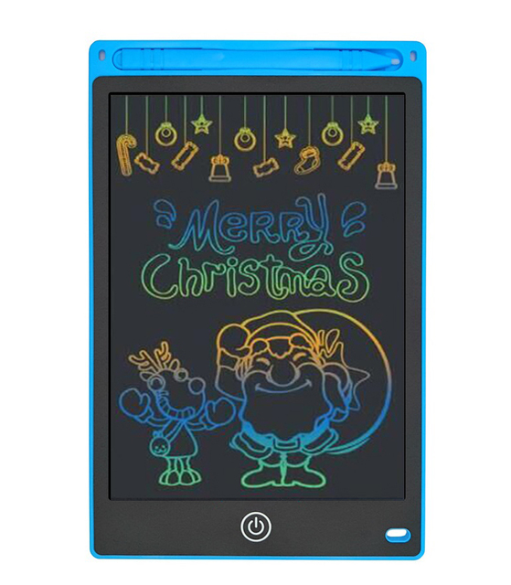 12 Inch LCD Digital Drawing Board Reusable Memo Pad with Self-Adhesive Feature Writing Tablet Note Taking