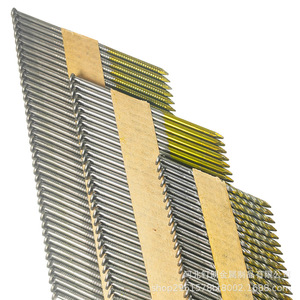 Agrafes pour cloueuse à agrafes Qingdao Kaijie, capuchon en D à 30 degrés, longueur et diamètre sur mesure, électrogalvanisées, galvanisées à chaud - Product Image 1