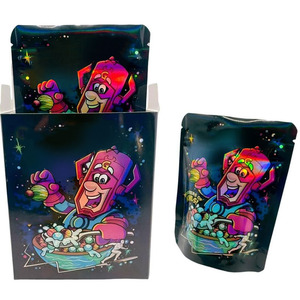 Tùy Chỉnh In Nắp Kéo Bán Buôn Kỳ Lạ Cookie Kẹo Nhựa Ziplock Bao Bì 3.5 Mùi Bằng Chứng 3.5G Mylar Túi Với Hộp Thiết Lập - Product Image 5