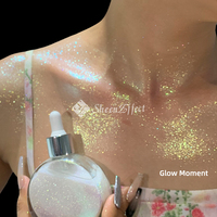 Sheeneffect surligneur blanc aurora fard à paupières caméléon liquide brillant arc-en-ciel pommettes corps surligneur liquide