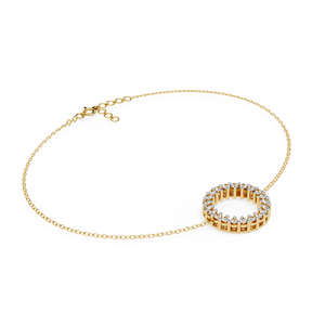 Pulsera de Oro para Mujer, Diseño Elegante y Simple, Acabado Brillante, Joyería para Uso Diario, Selección de Regalos - Product Image 2