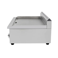 Grill à gaz professionnel en acier inoxydable pour hôtels et restaurants, plaque de cuisson plate, gril à gaz commercial