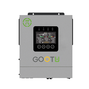Biến tần năng lượng mặt trời Gootu Pure Sine Wave MPPT <span class=keywords><strong>5000W</strong></span> 5KVA 24V, đầu ra kép DC sang AC, biến tần lai 60-450V, 5KW - Product Image 4