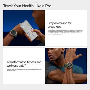 Reloj OnePlus 2R de 32 GB con Pantalla AMOLED de 1.43'', Sistema Operativo WearOS, Monitor de Sueño, Seguimiento de Frecuencia Cardíaca, Información de Fitness, Batería de 100 Horas - Product Image 5