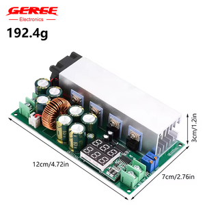 GEREE 600W/20A ad alta potenza regolabile DC12V/24V/48V modulo di alimentazione Step-down con Display di tensione <span class=keywords><strong>Ampere</strong></span> <span class=keywords><strong>convertitore</strong></span> DC2.5 ~ 50V - Product Image 5