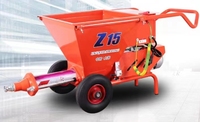Machine à pulvériser la peinture en pierre véritable Yanxiang Z15, trémie de 50 L, 220 V, pour la construction de murs extérieurs