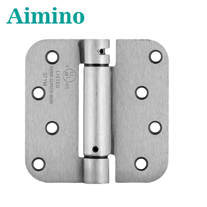 AIMINO調節可能なスプリングヒンジキープドアセルフクローズドハードウェアアクセサリーソフトクローズ隠し家具油圧ヒンジ