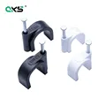 Cable holder clip nylon cable fixing clip holder wire fixed clips Adhesive Tie Mount KSS PE cement reinforcement nail steel nail