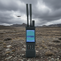 Détecteur de drones portable H160 à longue portée, 70-6000 MHz, détection FPV basse fréquence, portée 1,5-2 km, très demandé