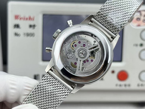 Montre mécanique automatique classique de luxe, de haute qualité, 41 mm, en acier inoxydable, lumineuse, pour les affaires et le hip-hop - Product Image 5