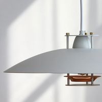 Lampe suspendue UFO design moderne, abat-jour blanc mat, style mid-century pour salon, salle à manger, cuisine, café