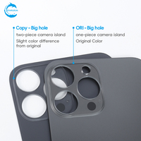 STAROZON Verre arrière à grande ouverture pour iPhone 11 Pro Max – Remplacement sans démontage de la caméra – Verre de réparation à large ouverture