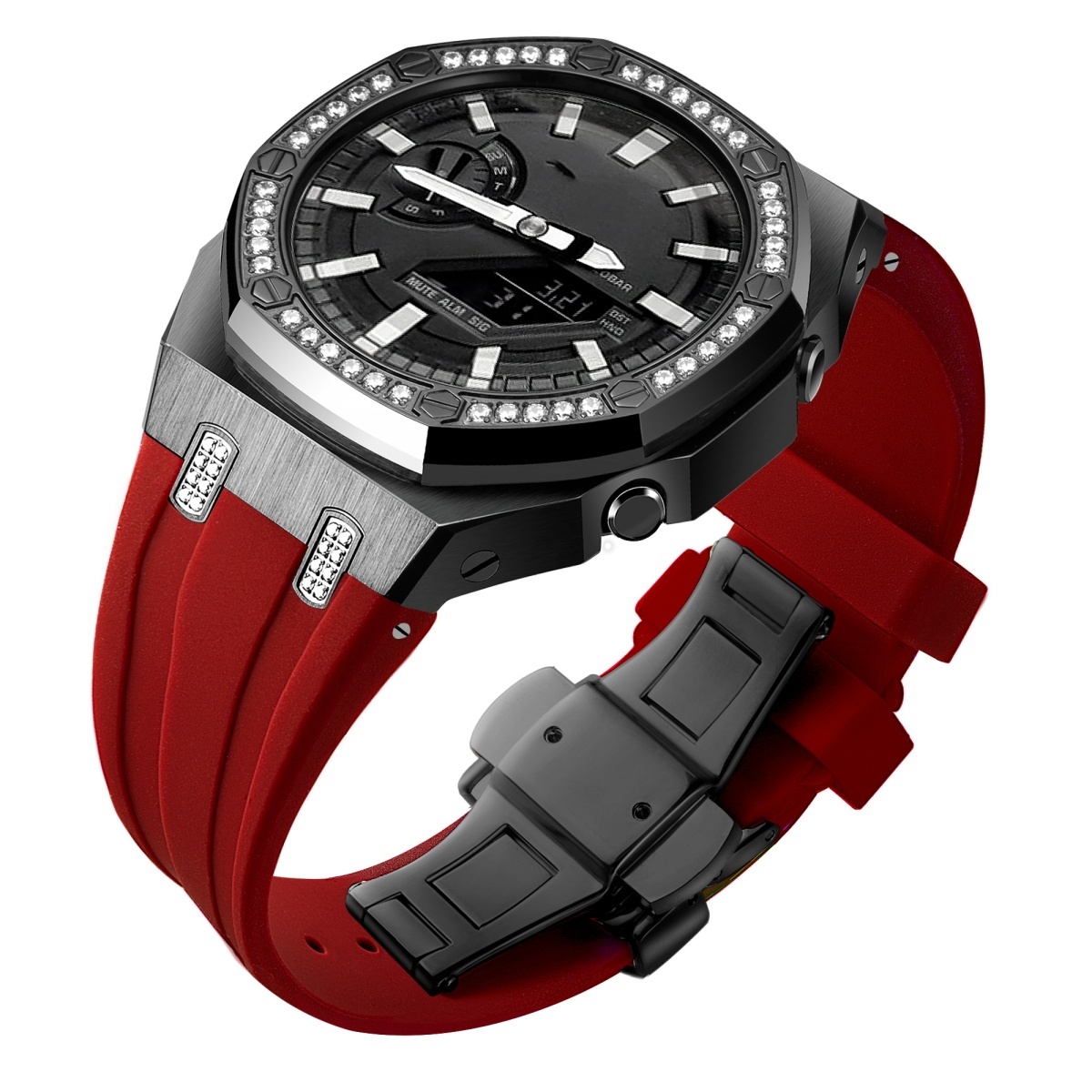 black red strap