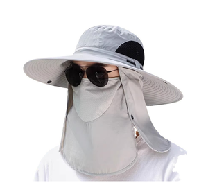DFC05 Gorra de Protección Solar para Viajes al Aire Libre, Nueva Gorra Desmontable con Protección Solar, Sombrero de Pescador para Montañismo de Verano, Protección UV para Exteriores - Product Image 2