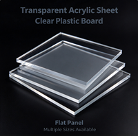 Feuille de plastique acrylique transparente résistante à l'huile de 2 mm, plaque PMMA hautement transparente pour la protection mécanique avec service de découpe laser