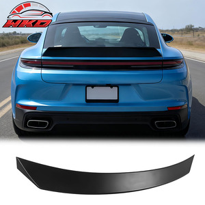 เหมาะสำหรับ Porsche Panamera 2024-2026 สปอยเลอร์ท้ายรถ สีดำพื้นฐาน - Product Image 1