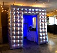 Tente gonflable de prise de vue, stand photo de fête, de salle de tir LED, 10 pièces