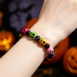 Artículos para Fiestas, Pulsera con Dijes de Calaveras Góticas, Estilo Punk, Accesorio para Halloween, Regalo de Aniversario para Ella - Product Image 5