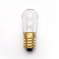 Luminaires décoratifs LED en couleur, blanc/rouge, Orange, bleu, vert, jaune, ampoule pour décoration de noël, 1w E14, 50 pièces